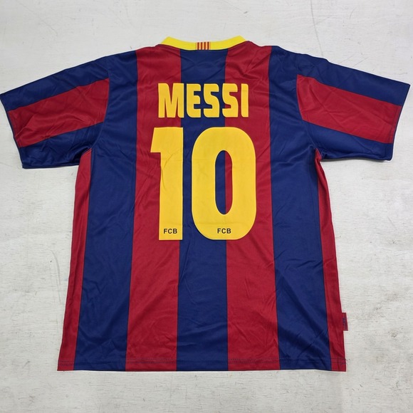 FC Barcelona Lionel Messi Official Unicef Football Shirt Jersey Men's Size L - Picture 5 of 8